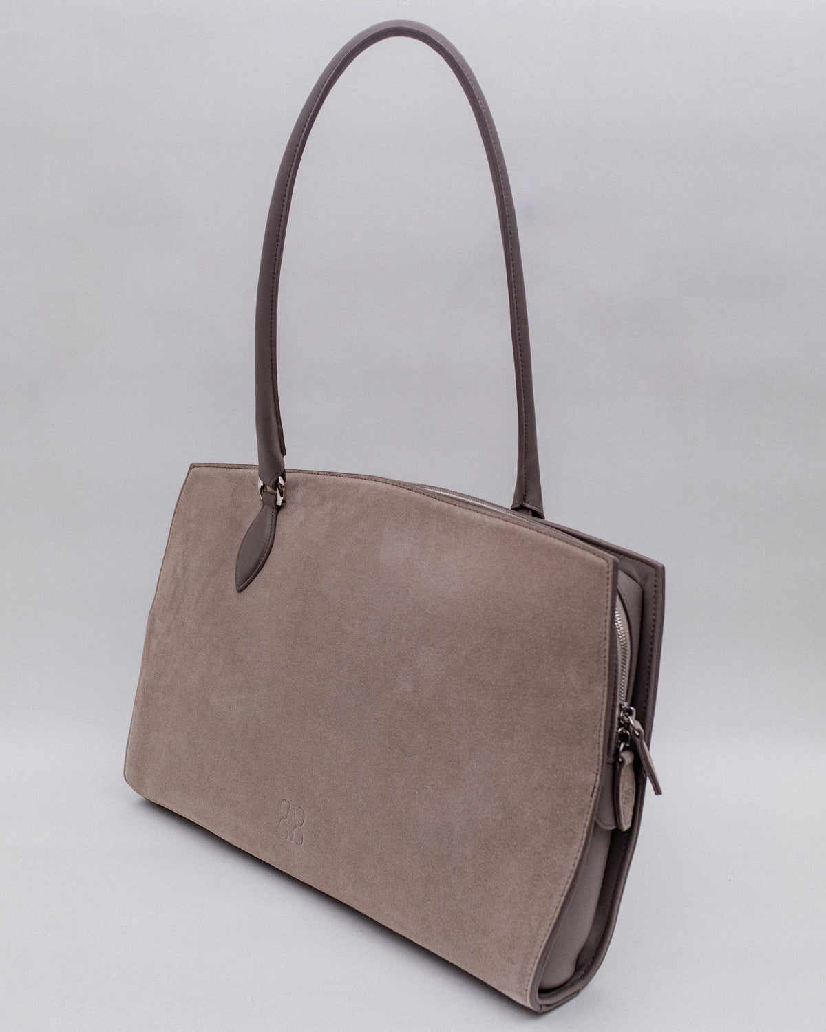 Laptop Bag | Cenere Suede Leather