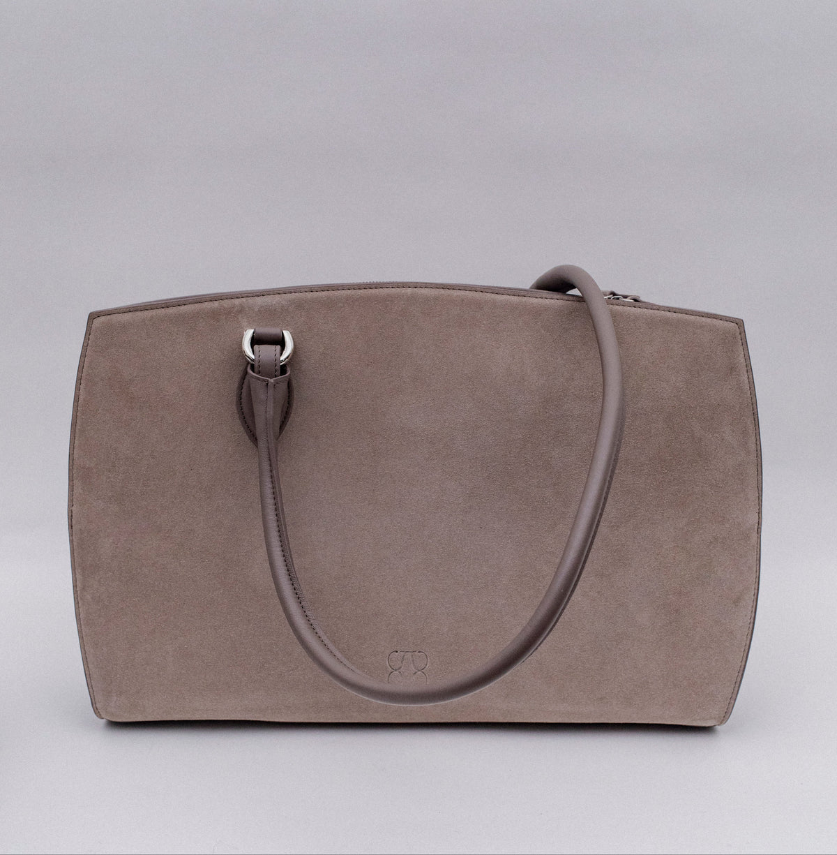 Laptop Bag | Cenere Suede Leather