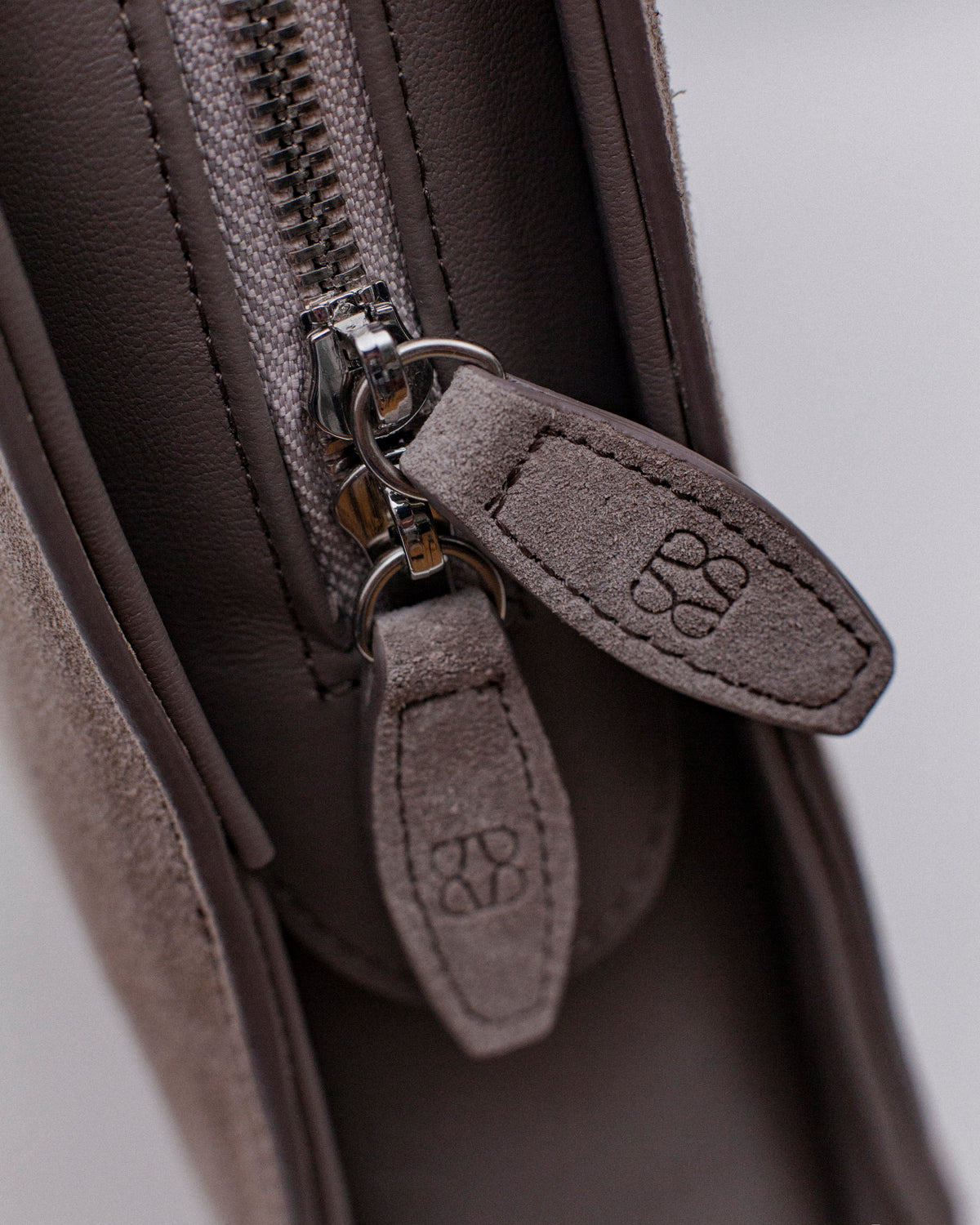 Laptop Bag | Cenere Suede Leather