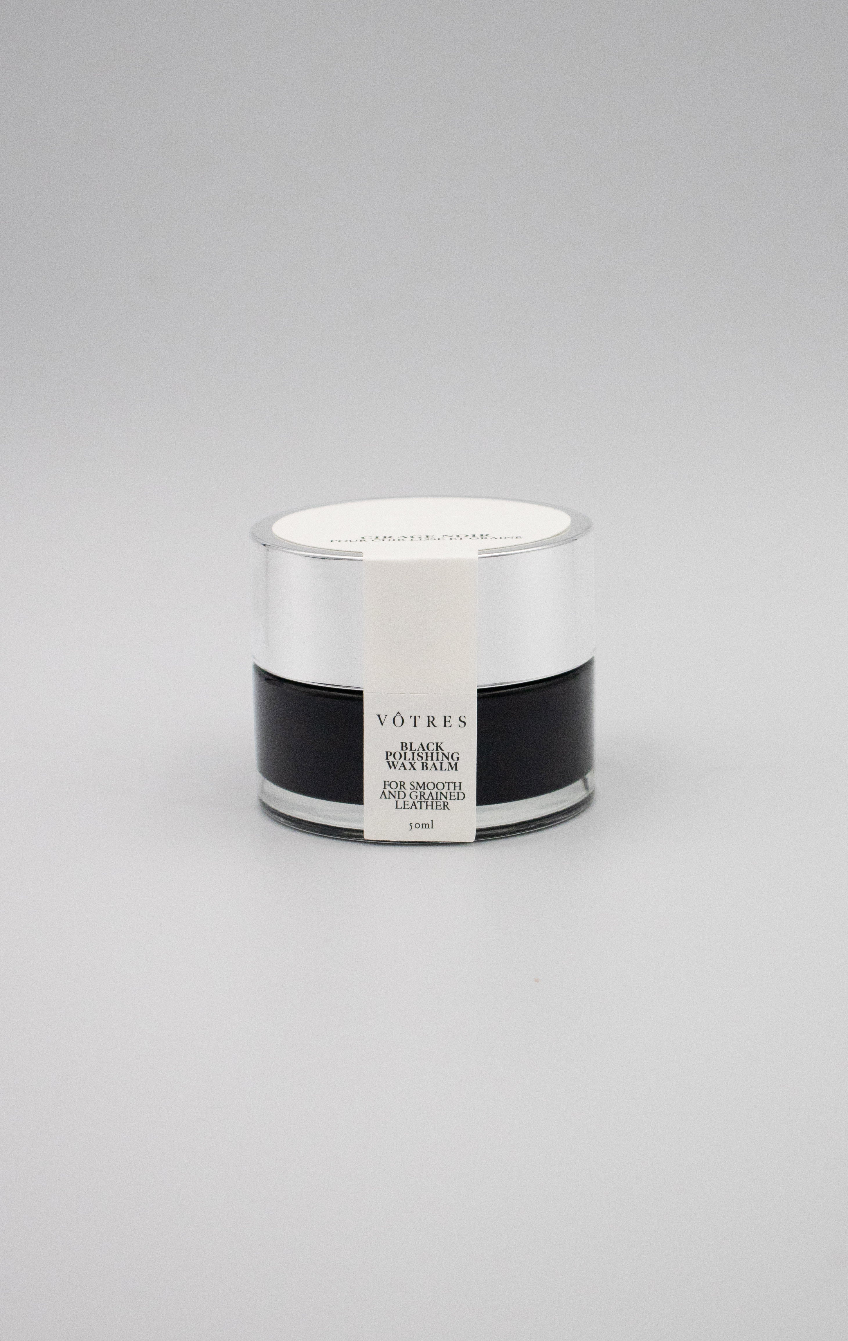 Cirage noir pour cuir lisse et grainé