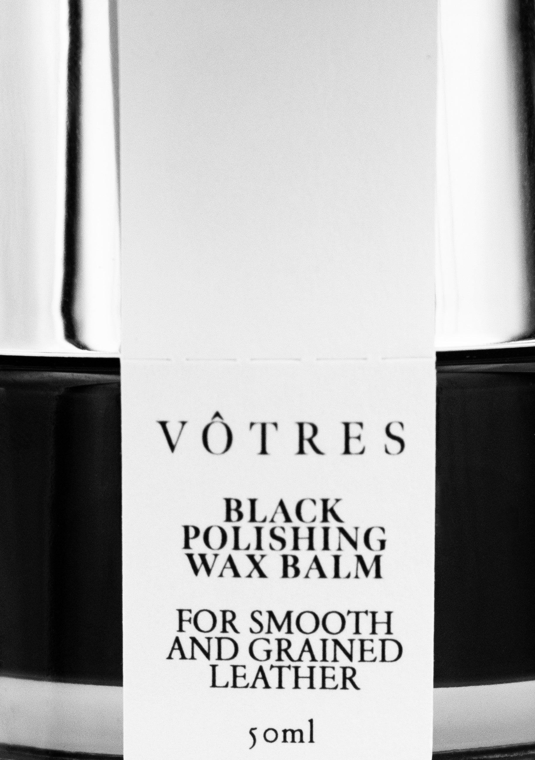 Cirage noir pour cuir lisse et grainé