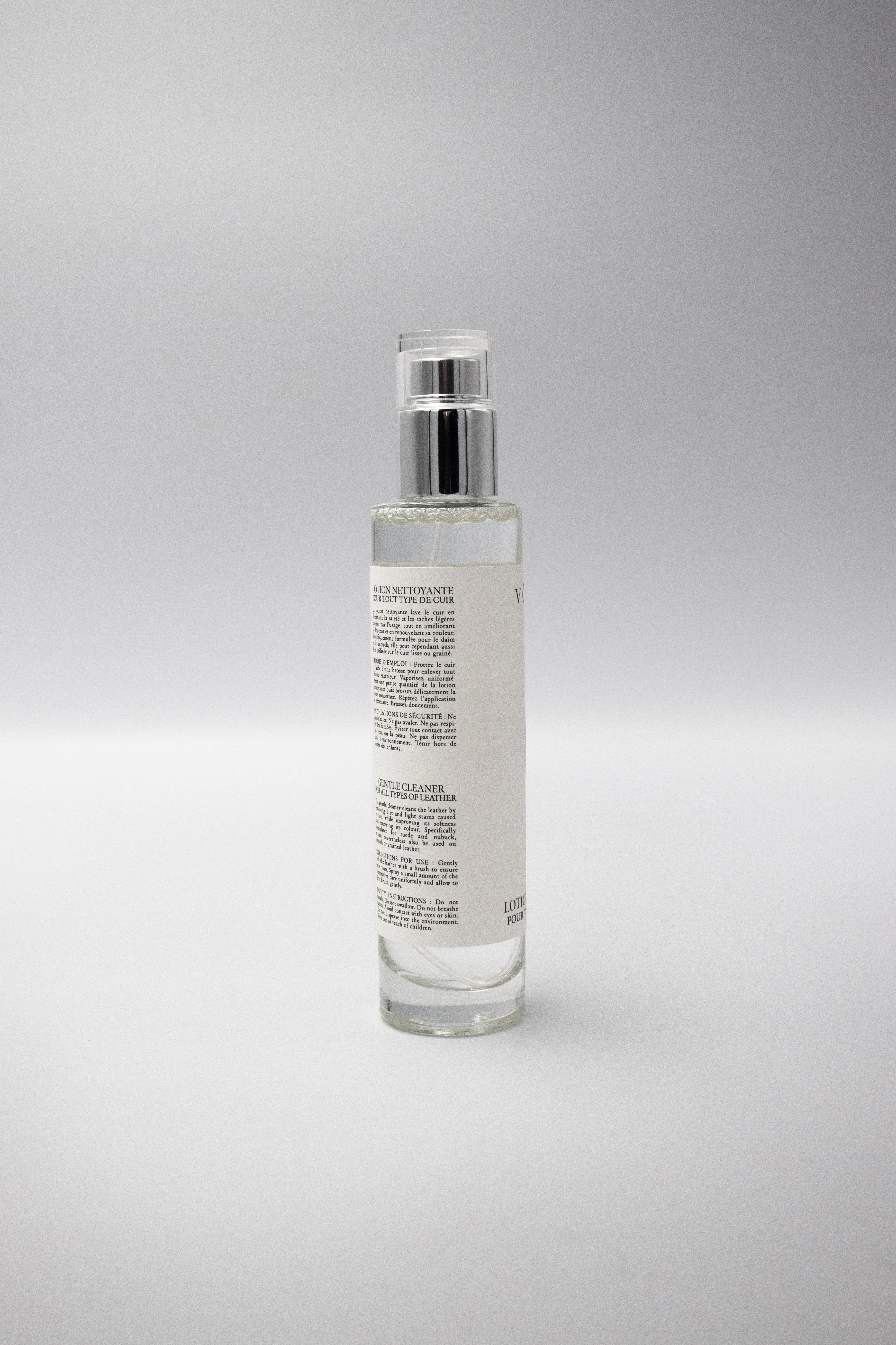 Lotion nettoyante pour tout type de cuir