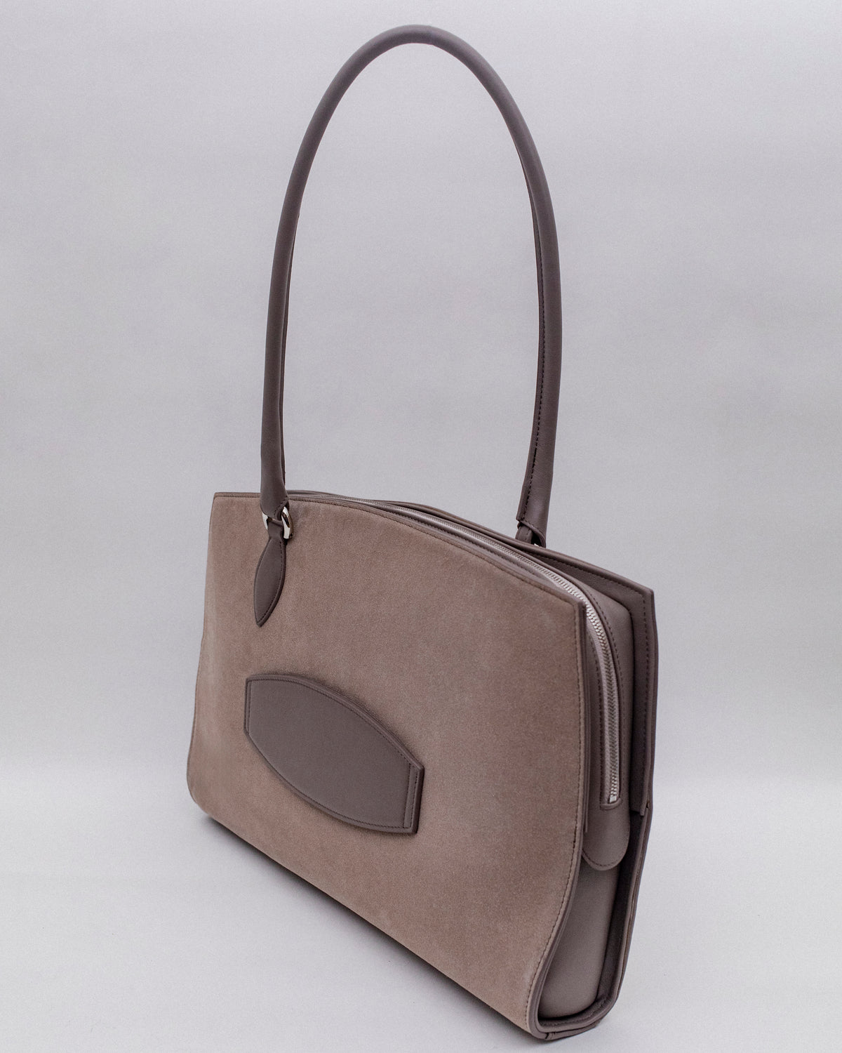 Laptop Bag | Cenere Suede Leather