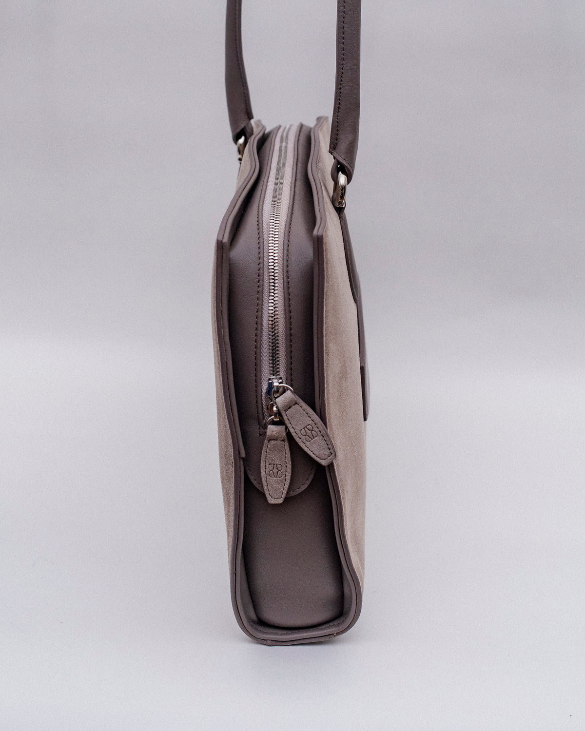 Laptop Bag | Cenere Suede Leather