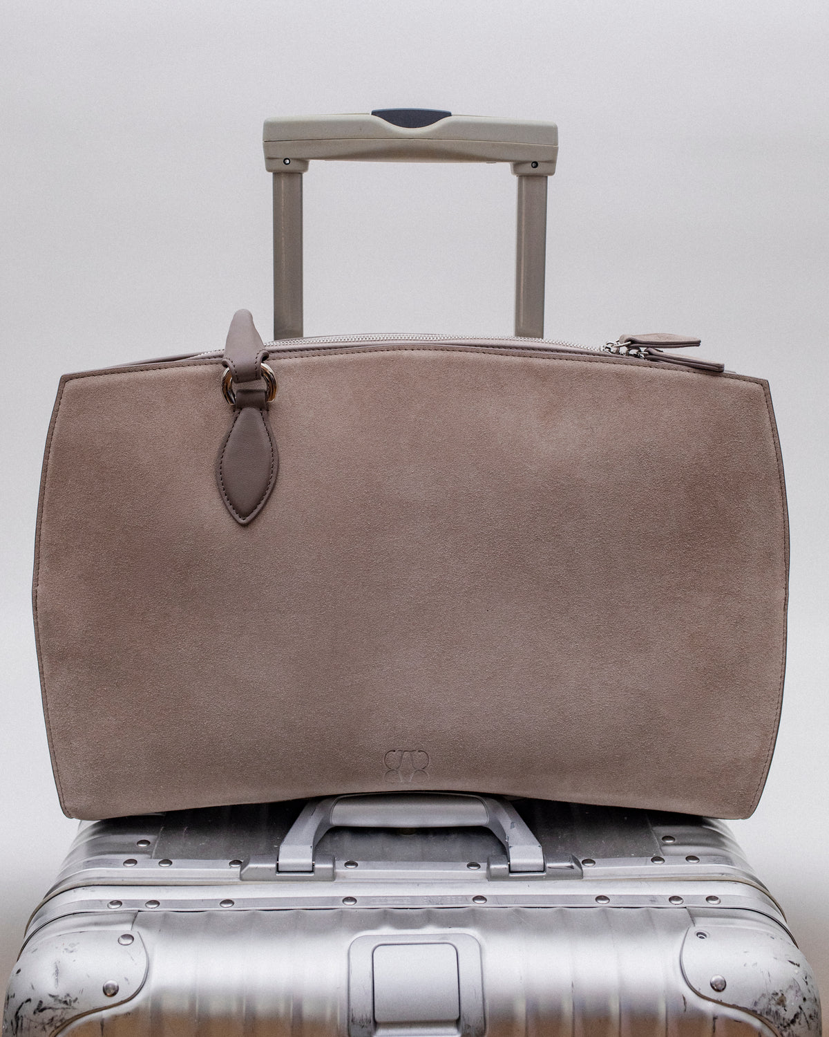 Laptop Bag | Cenere Suede Leather