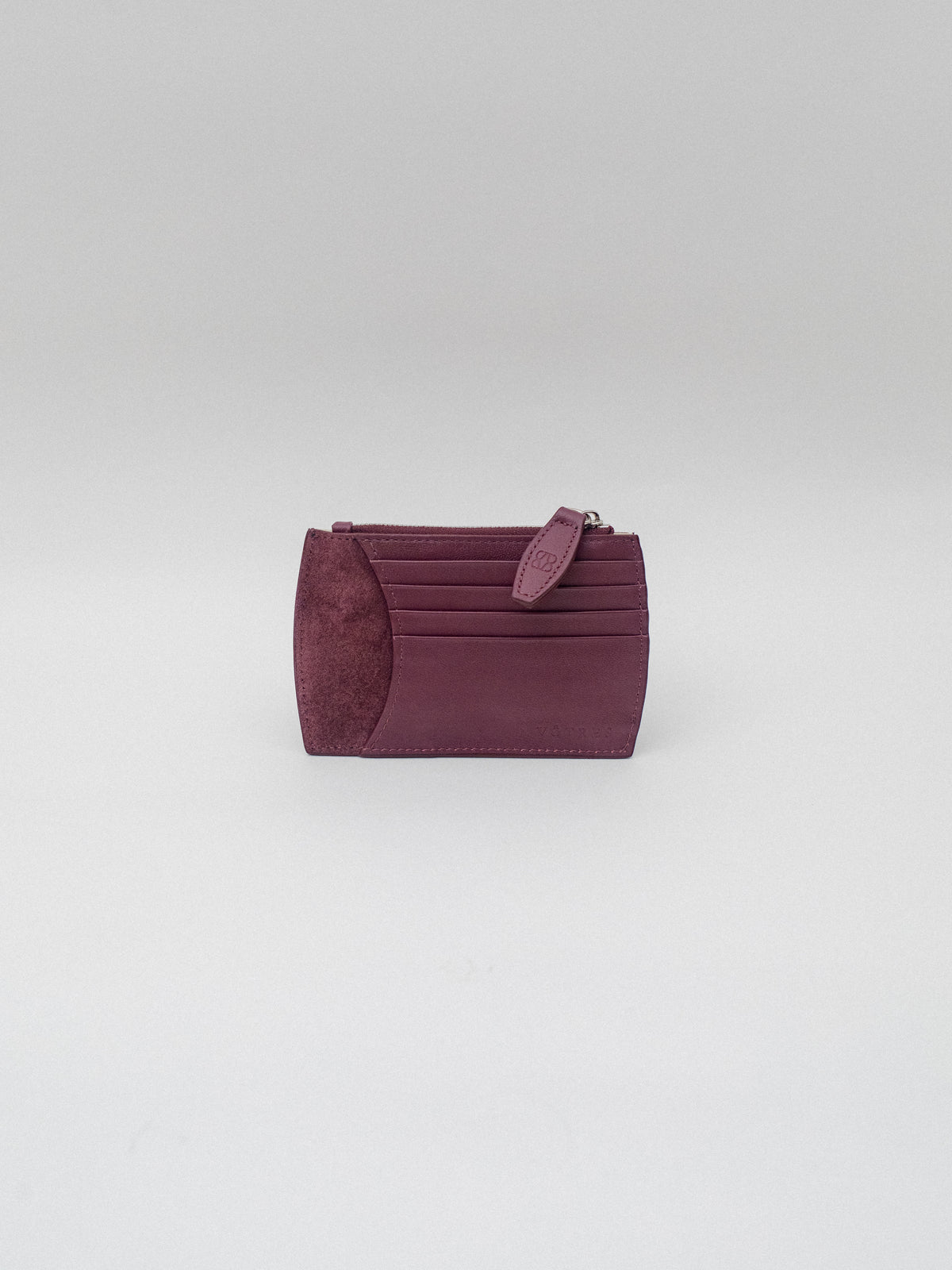 Oblong Wallet | Amarena Suede Leather
