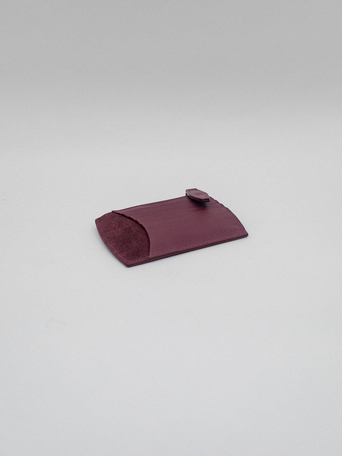 Oblong Wallet | Amarena Suede Leather