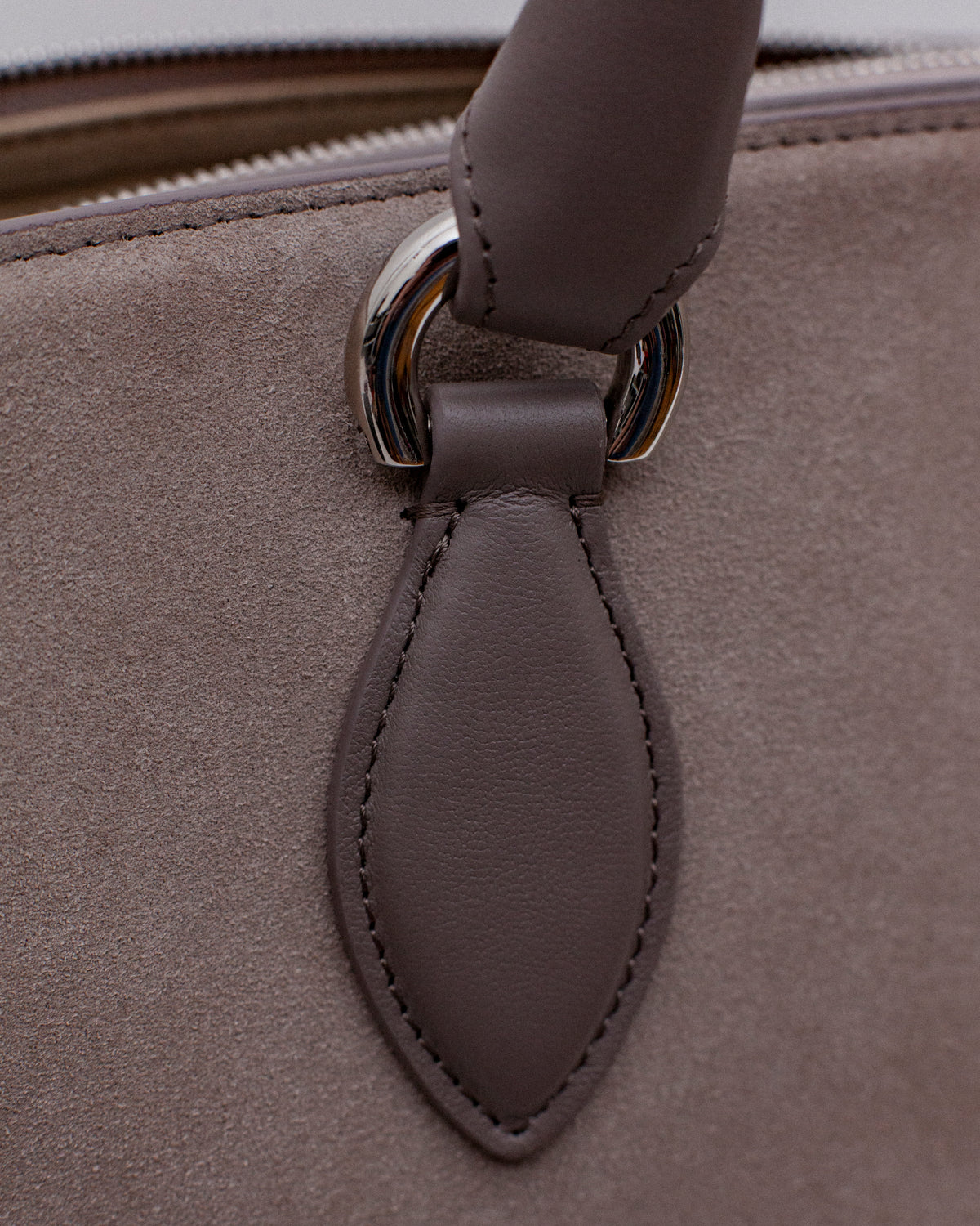 Laptop Bag | Cenere Suede Leather
