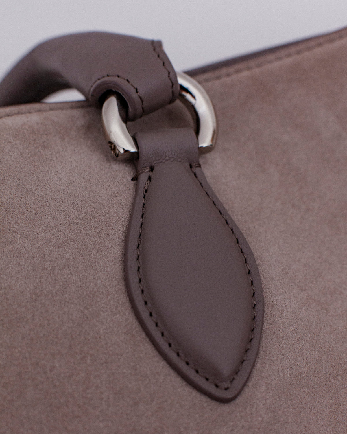 Laptop Bag | Cenere Suede Leather