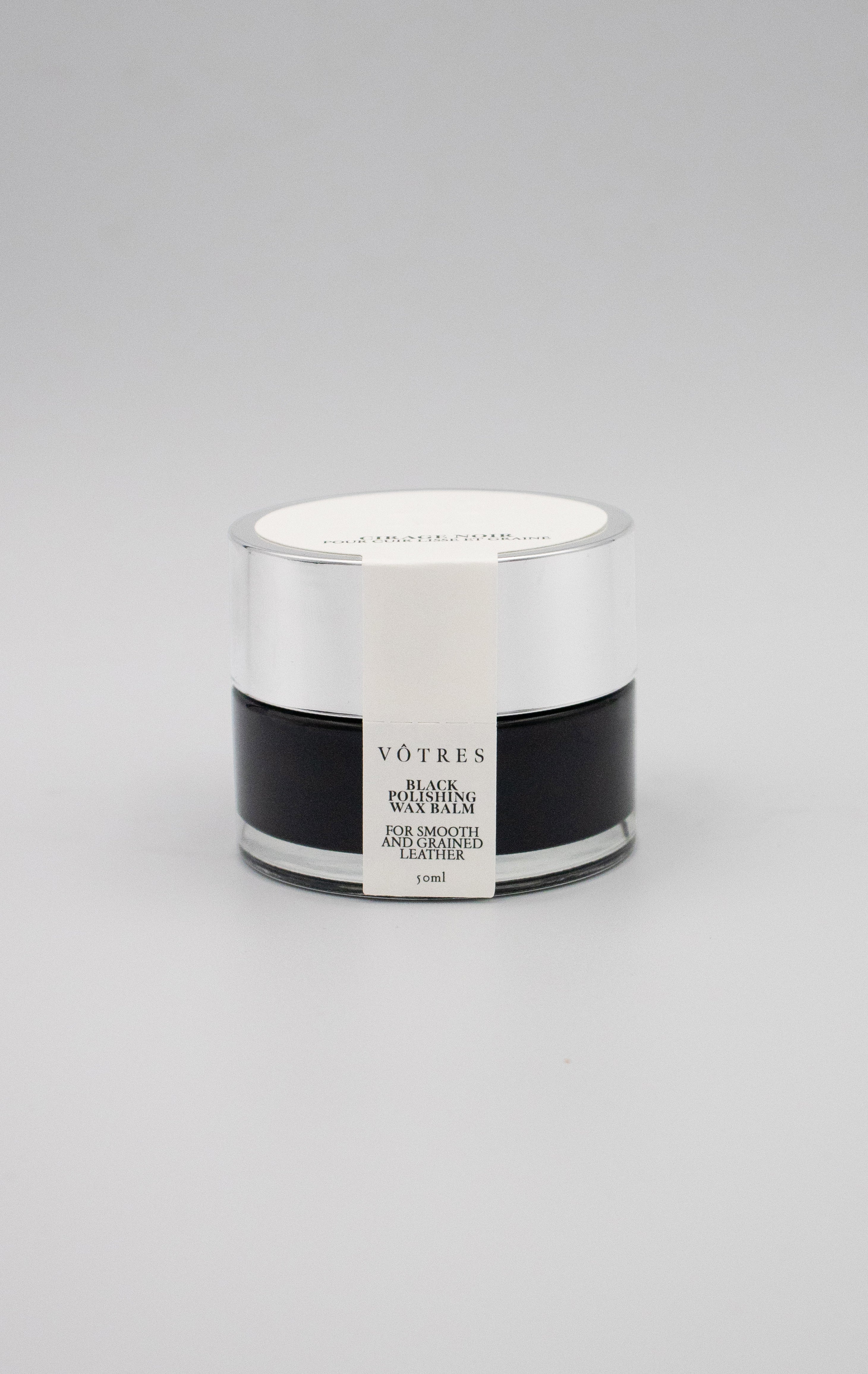 Cirage noir pour cuir lisse et grainé