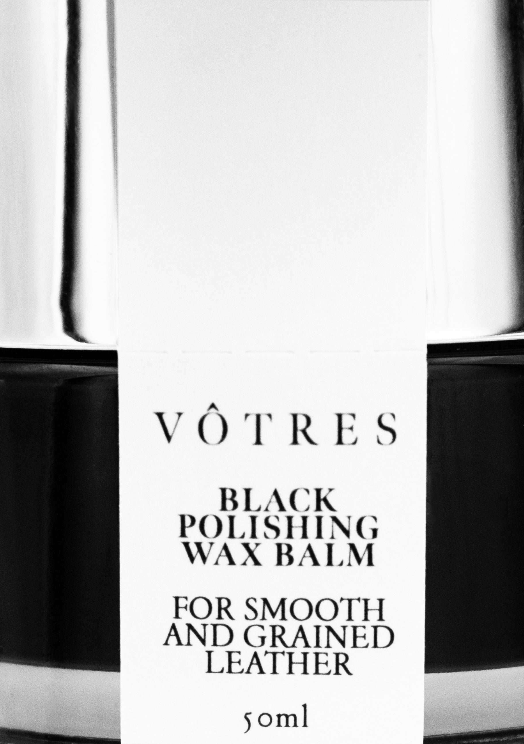 Cirage noir pour cuir lisse et grainé