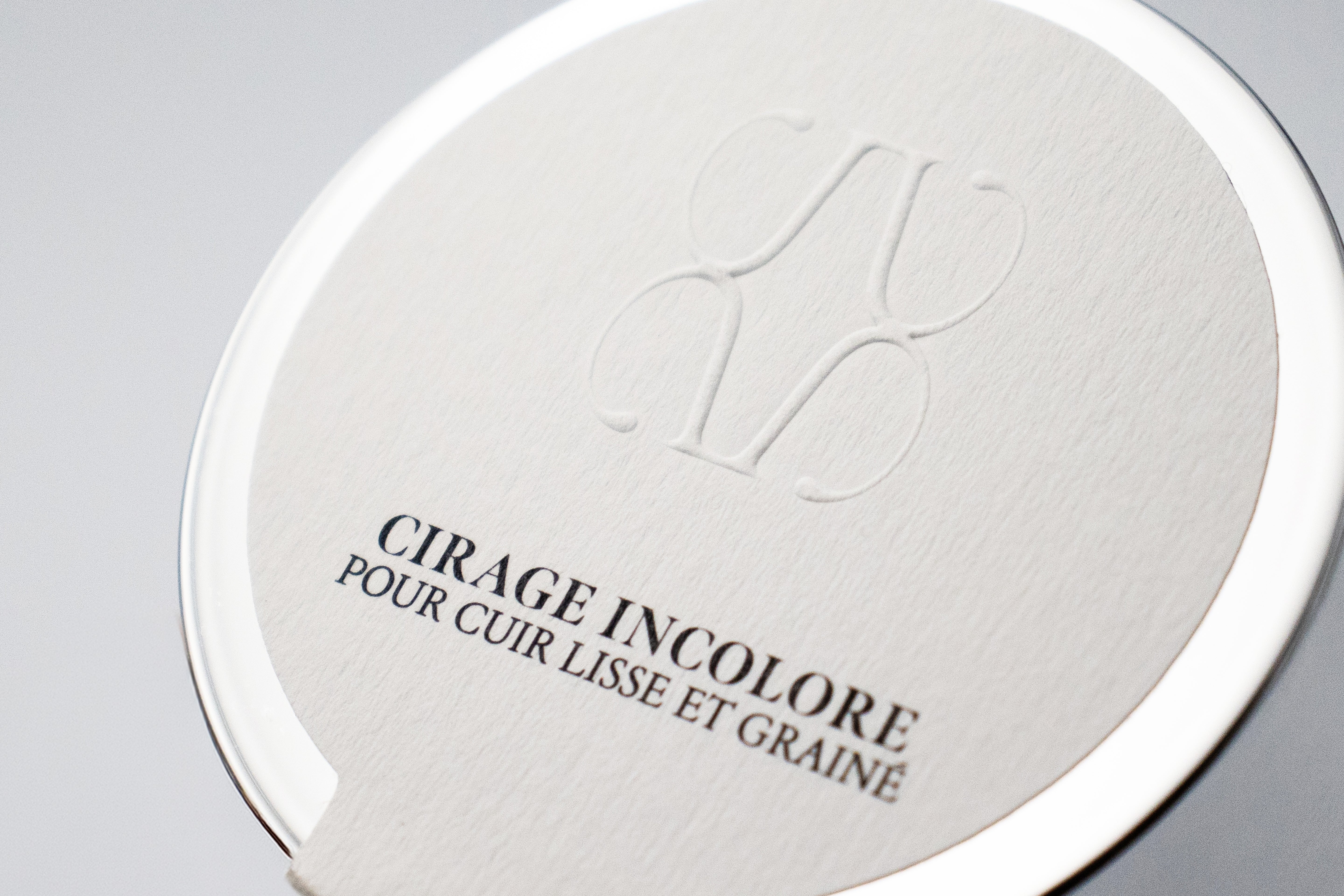 Cirage incolore pour cuir lisse et grainé
